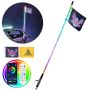 3 pėdų RGB švyturėlis su RF nuotoliniu valdymu, UTV, ATV, motociklams