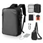 Vakuuminė kelioninė kuprinė airback vacpack 65 L su TSA spyna, pilka