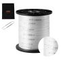 Poliesterio tempimo juosta 1/2" x 528 ft, 1250 lbs tempimo galia, balta