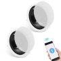 Потолочные Bluetooth-колонки, 2 шт., 6,5 дюймов, 150 Вт, встраиваемые в стену.