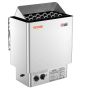 Elektrinė pirties krosnelė 8 kW, nerūdijantis plienas 430, 8–12 m³
