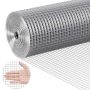 Metalinis karštai cinkuotas vielos tinklas, 1/2 colio, 48 colių x 50 pėdų, tvora ir narvams