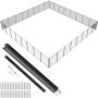 Baseino tvora, 4 x 96 pėdų, vaikams saugi, PVC tinklelis, nuimama