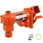 Kuro perpumpavimo siurblys 12 V, 20 GPM, ketaus, benzinui ir dyzelinui