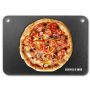 Форма для выпечки пиццы из углеродистой стали, 20x14x3/8 дюймов, нержавеющая сталь.