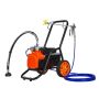 Diafragminis beoris dažų purkštuvas, 1700 W, 3000 PSI, su vežimėliu ir prailginimo strypu