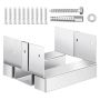 6x6 betoninis stulpų pagrindas, cinkuotas anglinio plieno laikiklis, 10 vnt., vidinis dydis 139,5x141,5 mm