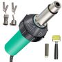 Plastiko suvirinimo aparatas 1600 W, 6 dalių komplektas, PVC karšto oro pistoletas, 220 V