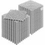 Modulinės drenažo grindų plytelės, 55 vnt., 30x30 cm, pilkos PVC