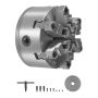 6 colių (160 mm) 6 kumštelių tekinimo staklių savaime centruojantis griebtuvas, HT300 medžiaga, metalo ir medienos apdirbimui