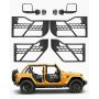 Jeep vamzdinės durys 4 durų su DOT sertifikuotais veidrodėliais, 2018–2024 wrangler JL ir 2020–2024 gladiator JT