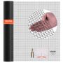 Vinilu dengtas cinkuotas vielos tvoros audinys 152x15,2 m
