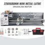 Mini metalo tekinimo staklės 750 W kintamo greičio 50–3000 aps./min