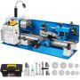 Mini metalo tekinimo staklės 7x14 colių 550 W kintamo greičio