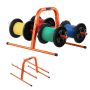 Vielos ritelių stovas, plieninis, 45 kg talpa, iki 8 ritinių, iki 240 mm skersmens