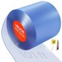 Skaidrios PVC juostos užuolaidos 30,8 m x 30,5 cm plastikinės durų juostelės