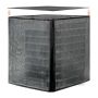 Dvisluoksnis juodas poliesterio oro kondicionieriaus dangtis 914x914x1010 mm