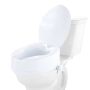 Pakelta klozeto sėdynė 15 cm, universalus fiksavimas, neįgaliesiems