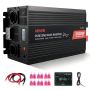 3500 W saulės energija varomas keitiklis 12 V į 230 V su LCD ir USB