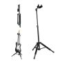 Trikojis sulankstomas gitaros stovas, reguliuojamas 900–1200 mm