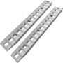 Aliuminio pakrovimo rampos 213,4x35,6 cm, 2721,6 kg, 1 pora