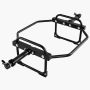Trap bar hex štanga 50 mm, 240 kg jėgos treniruotėms, juoda