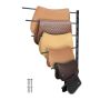 Prie sienos tvirtinamas atlenkiamas arklio balno stovas, 30,9x29,9x5,5 col.