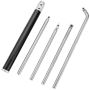 Tekinimo staklių medienos tekinimo įrankių rinkinys, 4 vnt., karbidas