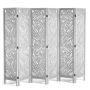 Medinė 6 panelių sulankstoma kambario pertvara, 170 cm aukščio