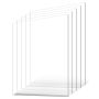 PET pleksiglaso lakštai, 24x36 colių, permatomi, 0,04 col. storio, 5 vnt. paketas