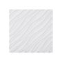 3D sienų plokštės, 12 vnt., 19,7x19,7 cm, baltos, PVC, minimalistinis dizainas