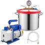 5,7 L vakuuminė kamera, 28 l/min, 186 W šaltnešio siurblys