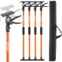 Teleskopiniai plieniniai atraminiai strypai spintelėms, 116–290 cm, 4 vnt.