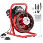 Kanalizacijos valymo mašina 250W, 50ft x 3/8", 2–4 colių vamzdžiams