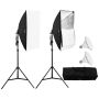 Šviestuvų komplektas softbox, LED, 50x70 cm, 30 W, 5500 K