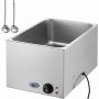 Komercinis elektrinis bain marie maisto šildytuvas, 18 L, nerūdijantis plienas