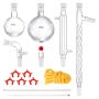 Laboratorinis distiliavimo rinkinys, 1000 ml, 14 dalių, 3,3 boro stiklas
