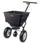 Vejos barstytuvas 45,4 kg, plieninis, juodas, 30,5 cm ratai