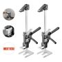 Domkratas rankinis metalinis 2 vnt., 150 kg, reguliuojamas, juodas