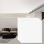 Lubų plytelės PVC putplasčio, 24x24 col., baltos, 12 vnt. pakuotėje