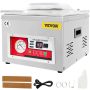 Kamerinis vakuuminis pakavimo aparatas, 260 W, 10,2 colio sandarinimas