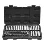 Galvučių rinkinys 46 dalių, 6,4 mm, SAE ir metrinis, CR-V plienas, mechanikams