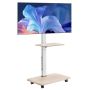 Mobilus televizoriaus stovas su ratukais 32–70", reguliuojamas aukštis, VESA 600x400 mm