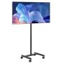 Nešiojamas televizoriaus vežimėlis su ratukais 17–55" ekranams, iki 20 kg, VESA 200x200 mm