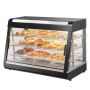 3 pakopų komercinis maisto šildytuvas, 1500 W, 130 L, su apšvietimu ir temperatūros ekranu
