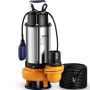 Panardinamas nerūdijančio plieno vandens siurblys, 2200 W, 60000 l/val., su plūdiniu jungikliu