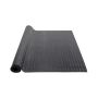 Diamond-plate guminis garažo grindų kilimėlis, 3 mm, juodas, 4x15 pėdų