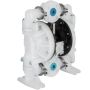 Pneumatinis dvigubos membranos polipropileno siurblys, 25,4 mm, 113 l/min, chemijai ir pramonei