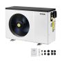 Elektrinis baseino šilumos siurblys, 1,48–7,11 kW, 15–30 m³ baseinams
