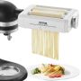 Makaronų priedas kitchenaid virtuviniam maišytuvui, nerūdijančio plieno rinkinys (3 vnt.)